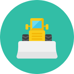 Bulldozer Icon from Kameleon Colors Set