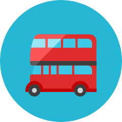 Bus 3 Icon from Kameleon Colors Set