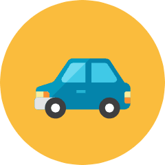 Car Icon from Kameleon Colors Set