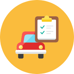 Car List Icon from Kameleon Colors Set