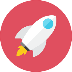 Spaceship Icon from Kameleon Colors Set