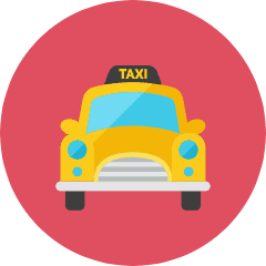 Taxi Icon from Kameleon Colors Set