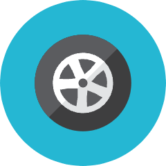 Tire Icon from Kameleon Colors Set