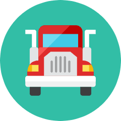 Truck Icon from Kameleon Colors Set
