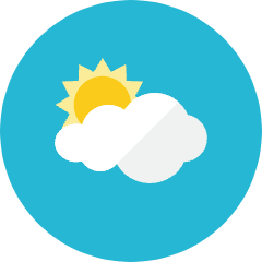 Cloudy Icon from Kameleon Colors Set