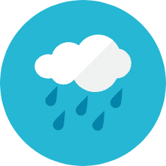 Rain Icon from Kameleon Colors Set