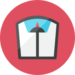 Scale Weight Icon from Kameleon Colors Set