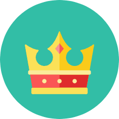 Crown Icon from Kameleon Colors Set