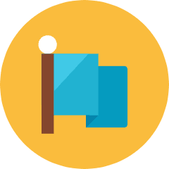 Flag Icon from Kameleon Colors Set