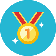 Medal 2 Icon from Kameleon Colors Set