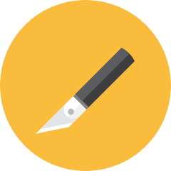 Cutter Icon from Kameleon Colors Set