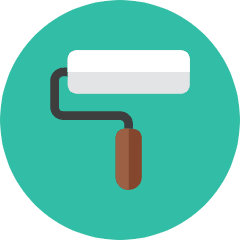 Paint Roll Icon from Kameleon Colors Set