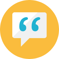 Chat Quote Icon from Kameleon Colors Set