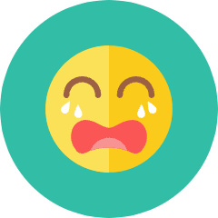 Cry Smiley Icon from Kameleon Colors Set