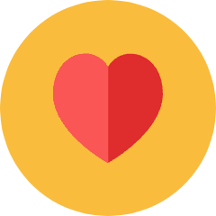 Heart Icon from Kameleon Colors Set