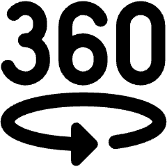 360 View Icon from Ultimate Bold Set
