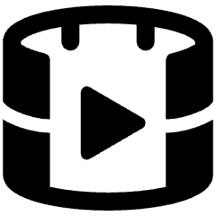 3d Video Playback Icon from Ultimate Bold Set