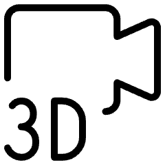 3d Video Recording Icon from Ultimate Light Set