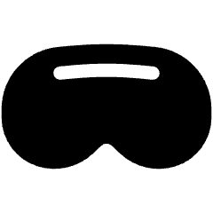 Apple Vision Pro Icon from Ultimate Bold Set