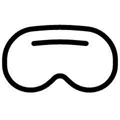 Apple Vision Pro Icon from Ultimate Light Set