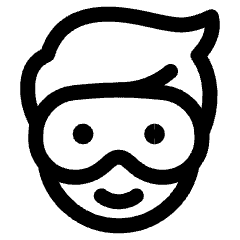 Apple Vision Pro Users Male 2 Icon from Ultimate Regular Set