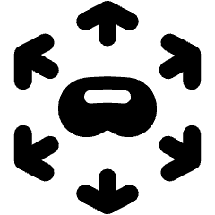 AR View See Through Device 2 Icon from Ultimate Bold Set