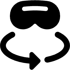 AR View See Through Device Icon from Ultimate Bold Set