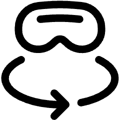 AR View See Through Device Icon from Ultimate Regular Set