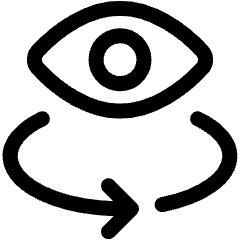 AR View See Through Eye Icon from Ultimate Regular Set