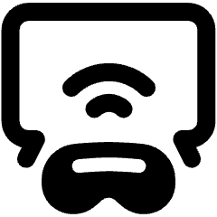 Cast To Devices Tv Icon from Ultimate Bold Set