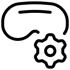 Device Setting Gear Apple Vision Pro Icon from Ultimate Light Set