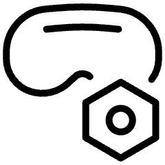 Device Setting Nut Apple Vision Pro Icon from Ultimate Light Set