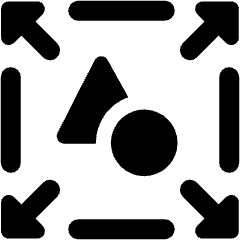 Infinite Canvas Icon from Ultimate Bold Set