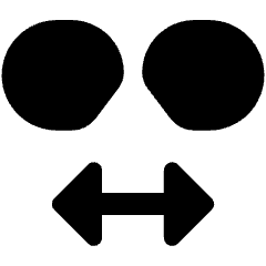 Lens Distance Icon from Ultimate Bold Set