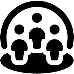 Share Play Spatial Experience 2 Icon from Ultimate Bold Set