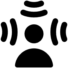 Spatial Audio 2 Icon from Ultimate Bold Set