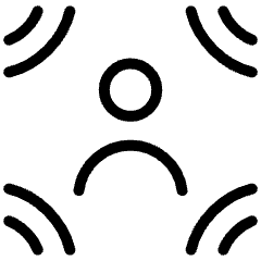 Spatial Audio User Surround Icon from Ultimate Light Set