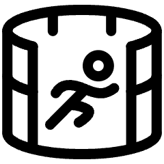 Sport Excercise Content Immersive Icon from Ultimate Regular Set