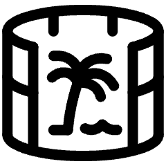 Virtual Environment Beach Icon from Ultimate Regular Set