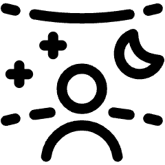 Virtual Environment Night Icon from Ultimate Regular Set