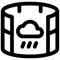 Virtual Environment Rain Icon from Ultimate Regular Set