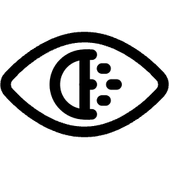 Vision Comfort Eye Strain Icon from Ultimate Regular Set