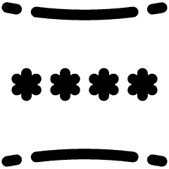 Vr Os Passcode Icon from Ultimate Regular Set