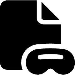 Vr Supported Media File 1 Icon from Ultimate Bold Set