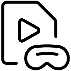 Vr Supported Media File 2 Icon from Ultimate Light Set