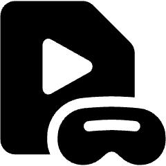 Vr Supported Media File 2 Icon from Ultimate Bold Set