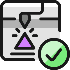 3d Print Success Icon from Ultimate Colors Set