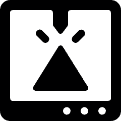 3 D Print Triangle Icon from Ultimate Bold Set