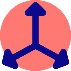 3d Coordinate Axis Icon from Core Pop Set
