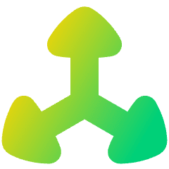 3d Coordinate Axis Icon from Plump Gradient Set